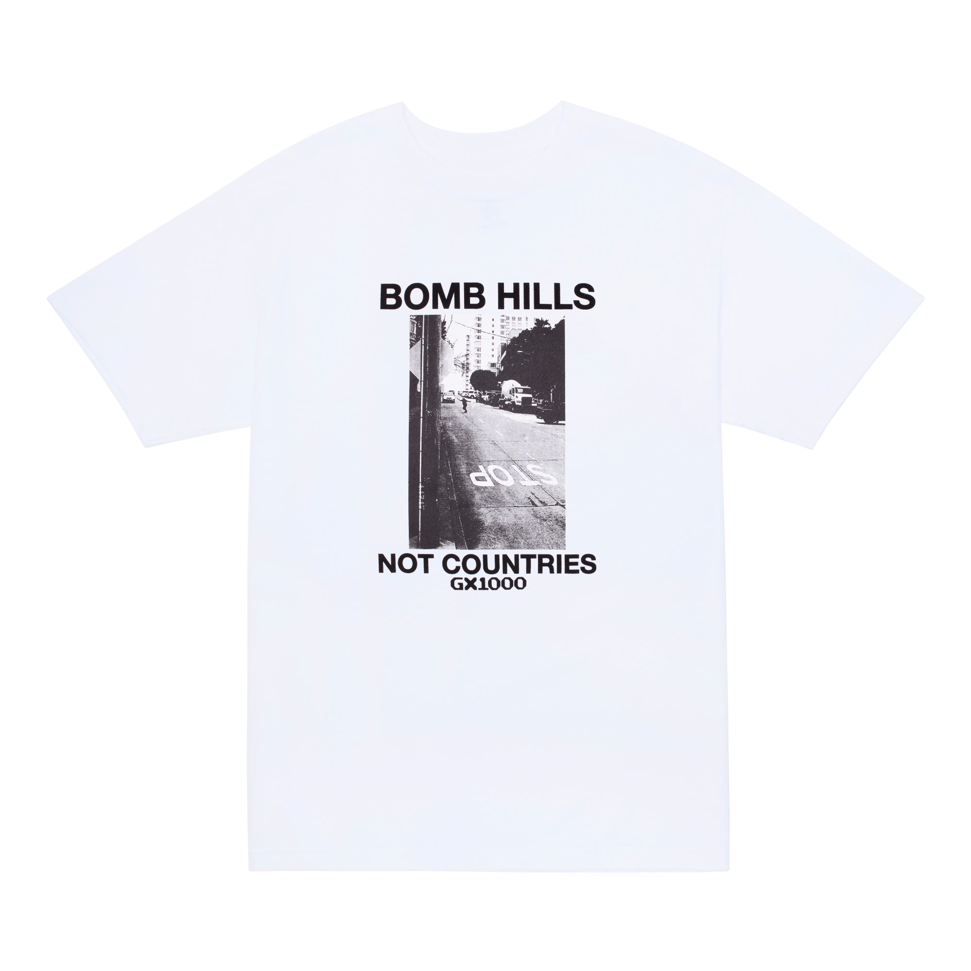 【GX1000】Bomb Hills Not Countries Tee / ORANGE GX1000 Bomb Hills Not Countries Tee - Black Orange