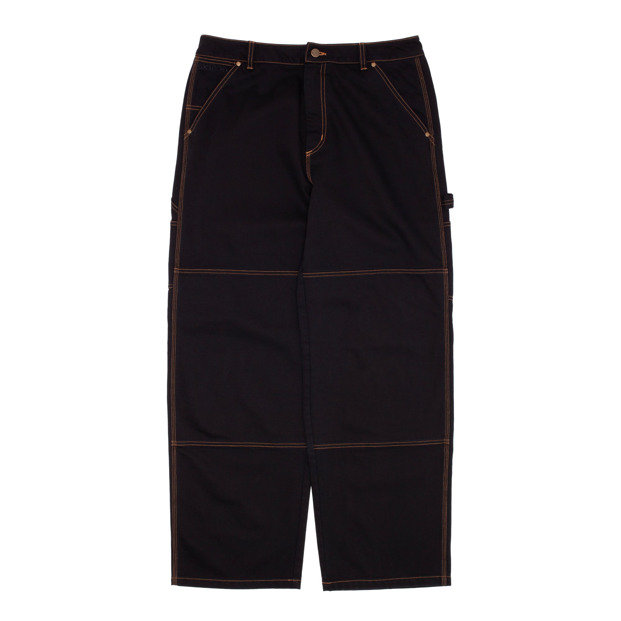 Carpenter Pant [Black W/ Gold Stitching] – GX1000