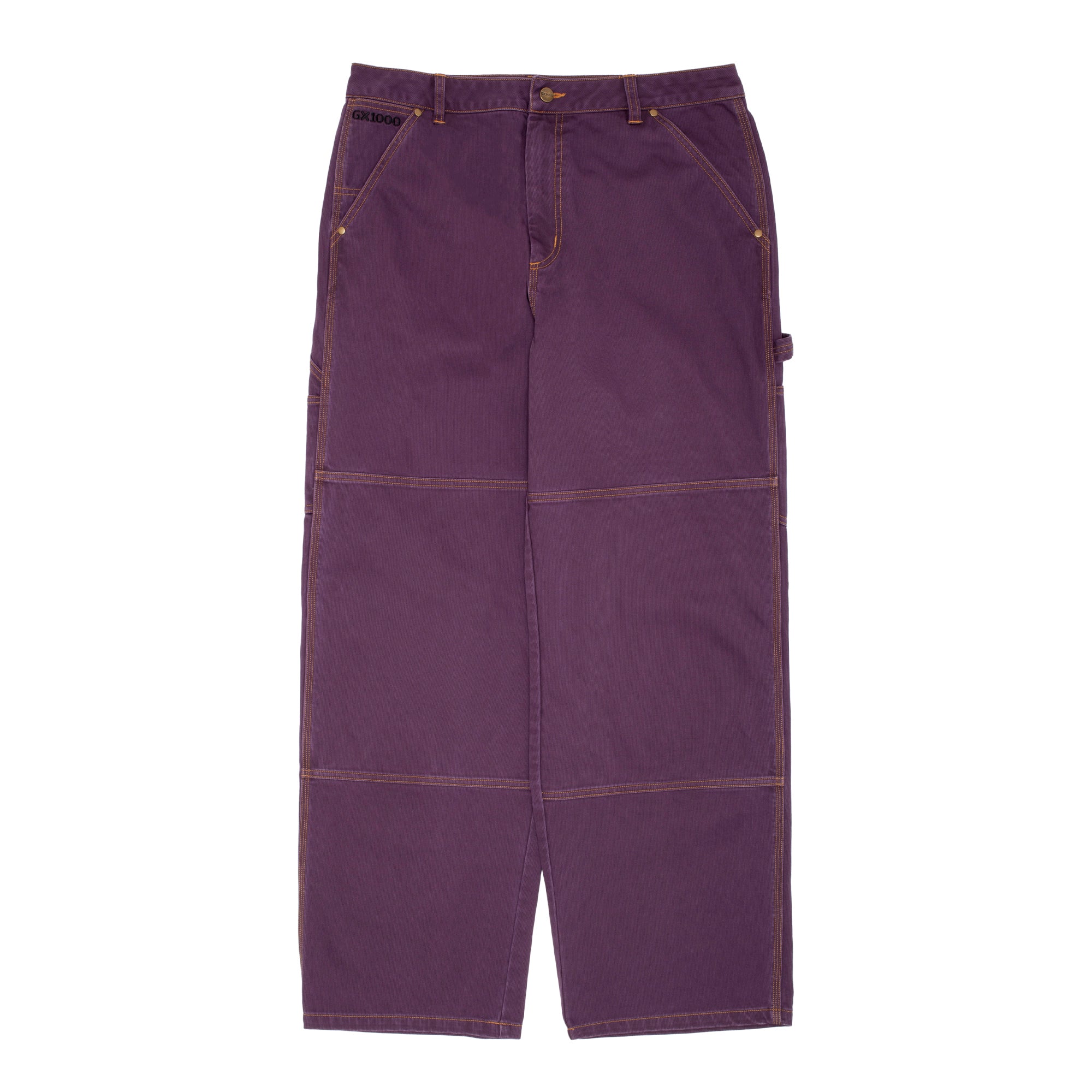 Carpenter Pant [Plum W/ Gold Stitching] – GX1000