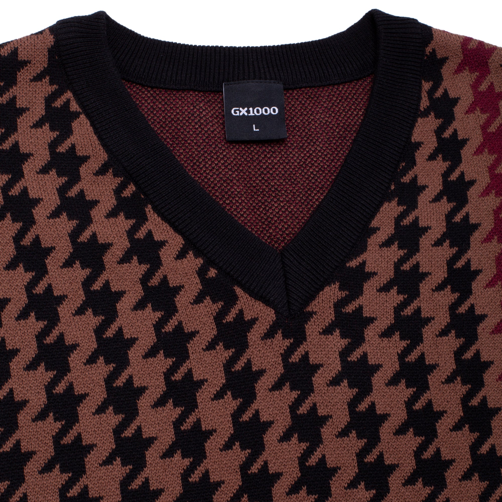 【美品】todayful / jacquard knit vest Jacquard Knit Vest [Brown] – GX1000