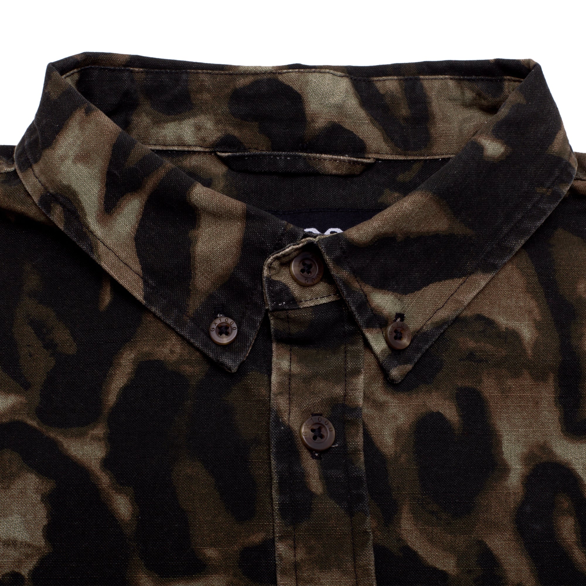 Long Sleeve Button Down [Brown Leopard Camo] – GX1000