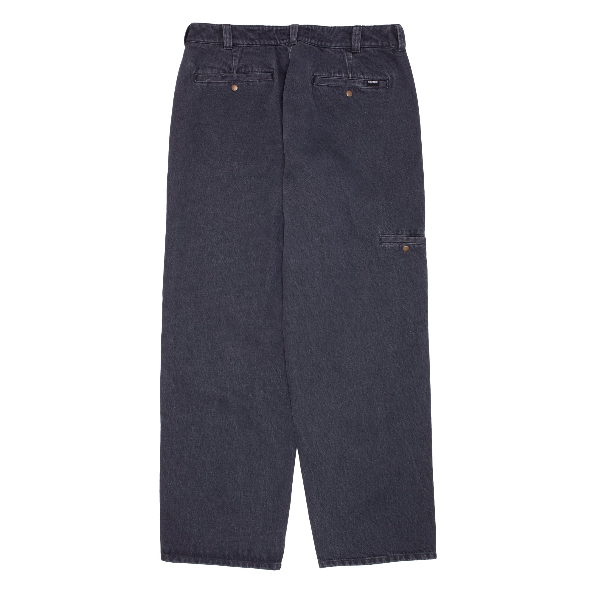 【BAON】Lukatsu Washed Black Blue Pants Trouser Pant [Dark Blue Wash] – GX1000