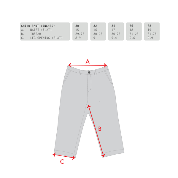 Chino Pant [Wine] – GX1000