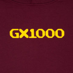 OG Logo Hoodie [Burgundy W/ Yellow Font]
