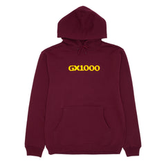 OG Logo Hoodie [Burgundy W/ Yellow Font]