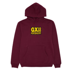 PSP Hoodie [Burgundy W/ Yellow Font]
