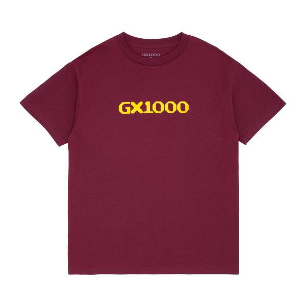 OG Logo Tee [Burgundy W/ Yellow Font]