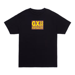 PSP Tee [Black W/ Burgundy & Yellow Font]