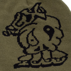 Mind Over Matter Skull Cap [Olive]