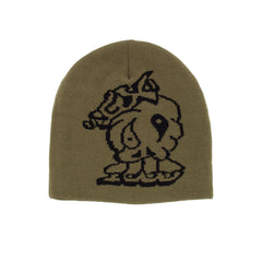 Mind Over Matter Skull Cap [Olive]