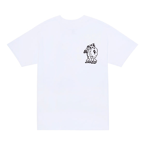 Big Mind Over Matter Tee [White w/ Black Font]