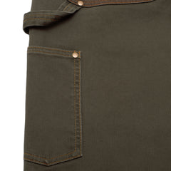 Carpenter Pant  [Green W/ Gold Stitching]