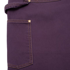Carpenter Pant  [Plum W/ Gold Stitching]