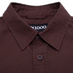 Big Pocket Short Sleeve Button Down [Brown]