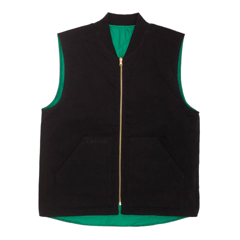 Reversible Vest [Black / Green]