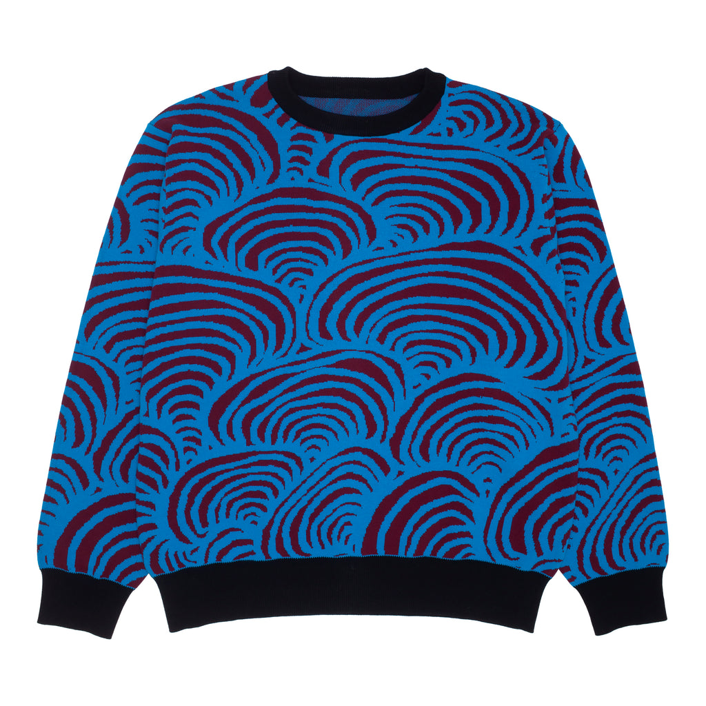 Jacquard ZK Sweater [Baby Blue] – GX1000