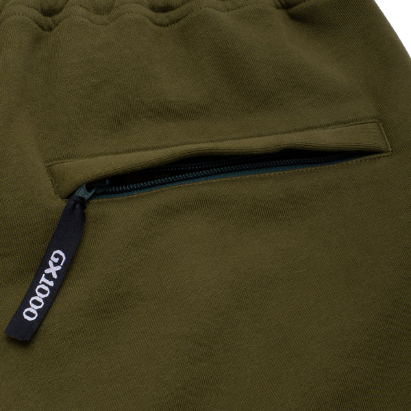 eaphi LOGO BIG SWEAT brown short