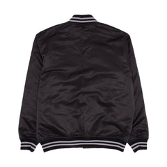 Satin Bomber Jacket [Black]