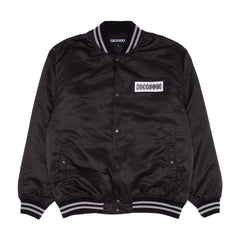 Satin Bomber Jacket [Black]