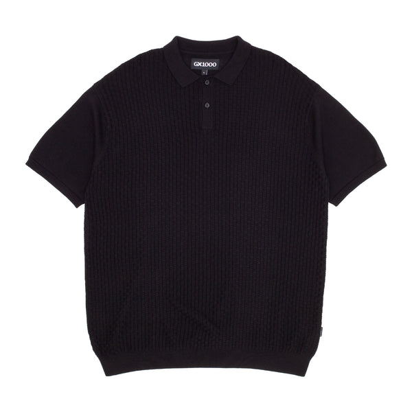 Polo Knit Shirt [Black]