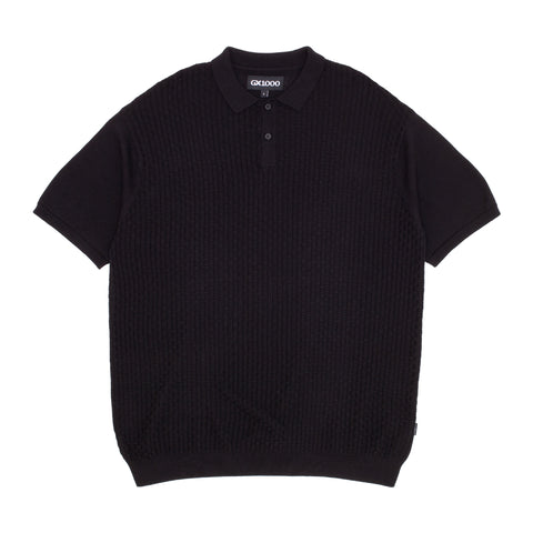 Polo Knit Shirt [Black]