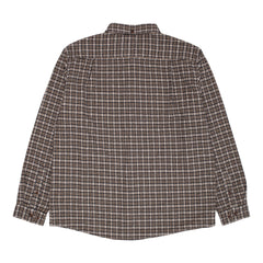 Long Sleeve Hounds Tooth Button Down [Beige]