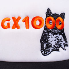 Owl Trucker Hat [Black / White]
