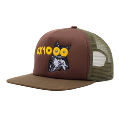 Owl Trucker Hat [Brown / Green]