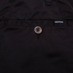 Chino Pleated Pant [Black]