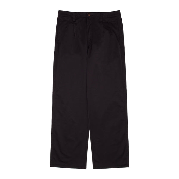 Chino Pleated Pant [Black]