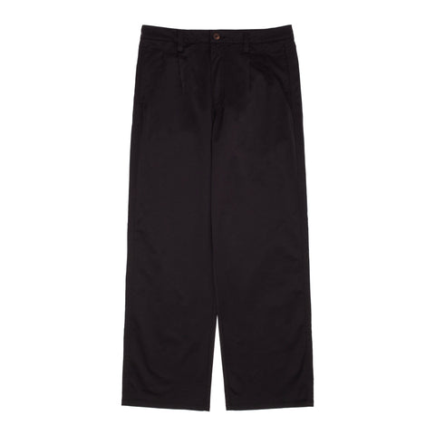 Chino Pleated Pant [Black]