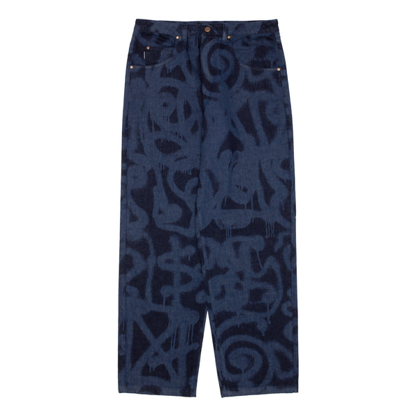 Baggy Pant Sprayed [Denim]