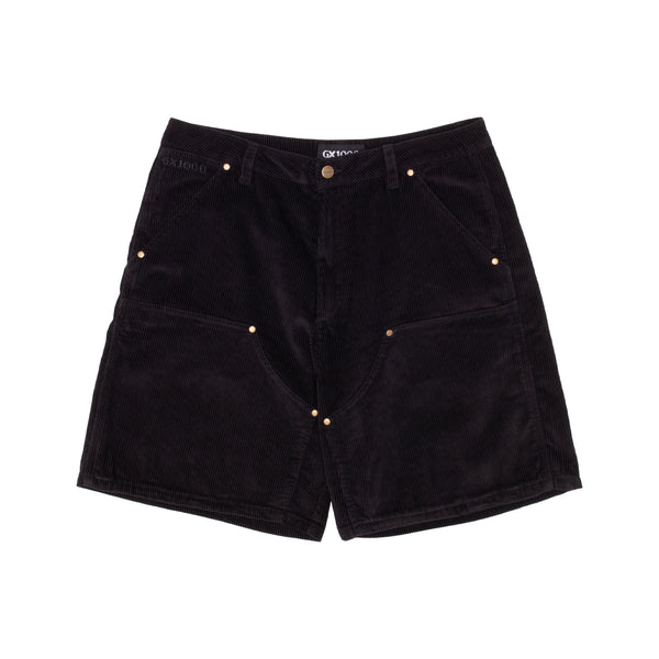 Double Knee Corduroy Short [Black]