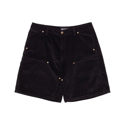 Double Knee Corduroy Short [Black]