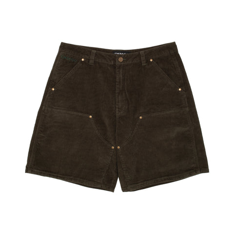 Double Knee Corduroy Short [Dark Green]