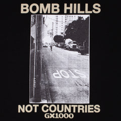 Bomb Hills Not Countries Hoodie [Black w/ Tan Font]