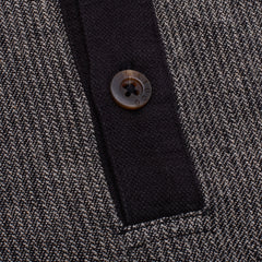 Polo Linen Shirt  [Black Ash]