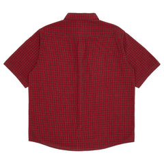 Short Sleeve Button Down [Red Plaid]