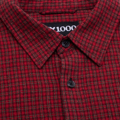 Short Sleeve Button Down [Red Plaid]