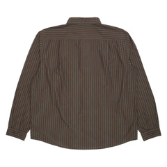 Long Sleeve Button Down  [Brown Stripe]
