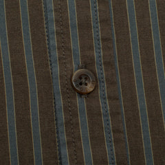 Long Sleeve Button Down  [Brown Stripe]