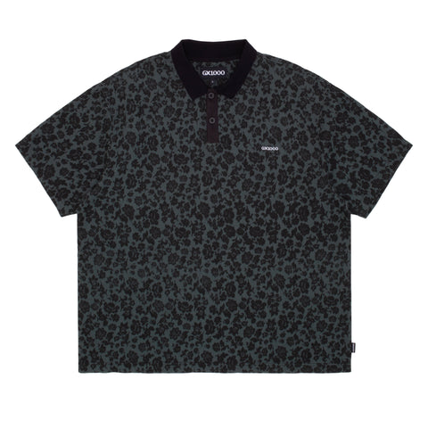 Polo Shirt [Floral Emerald]