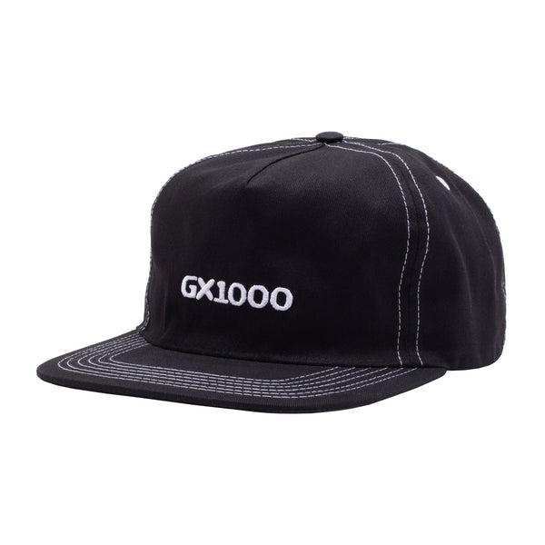 Mini OG Logo Hat [Black W/ Contrast Stitching]