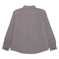Long Sleeve Houndstooth Button Down  [Blue]
