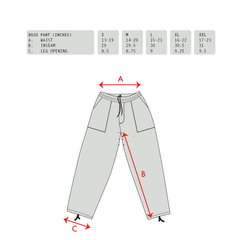 Dojo Pant  [Black Rip Stop]