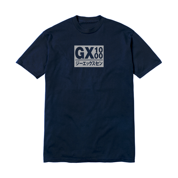 Japan Tee [Navy w/ Grey Font]