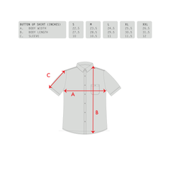 Short Sleeve Button Down  [Over Dyed w/ Bleach Spots]