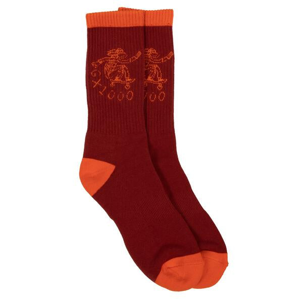 Kowabunga Socks [Red]