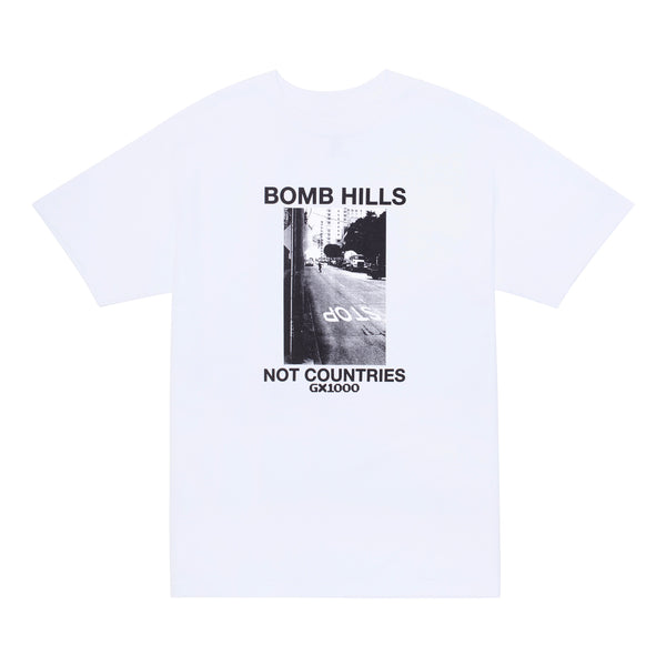 Bomb Hills Not Countries Tee [White]