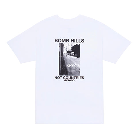 Bomb Hills Not Countries Tee [White]